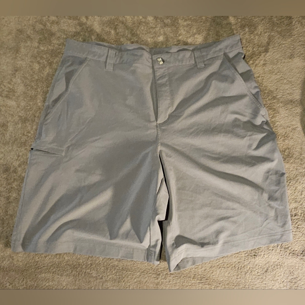 Columbia PFG Men's Grander Marlin II Offshore 10in Fishing Shorts - Gray